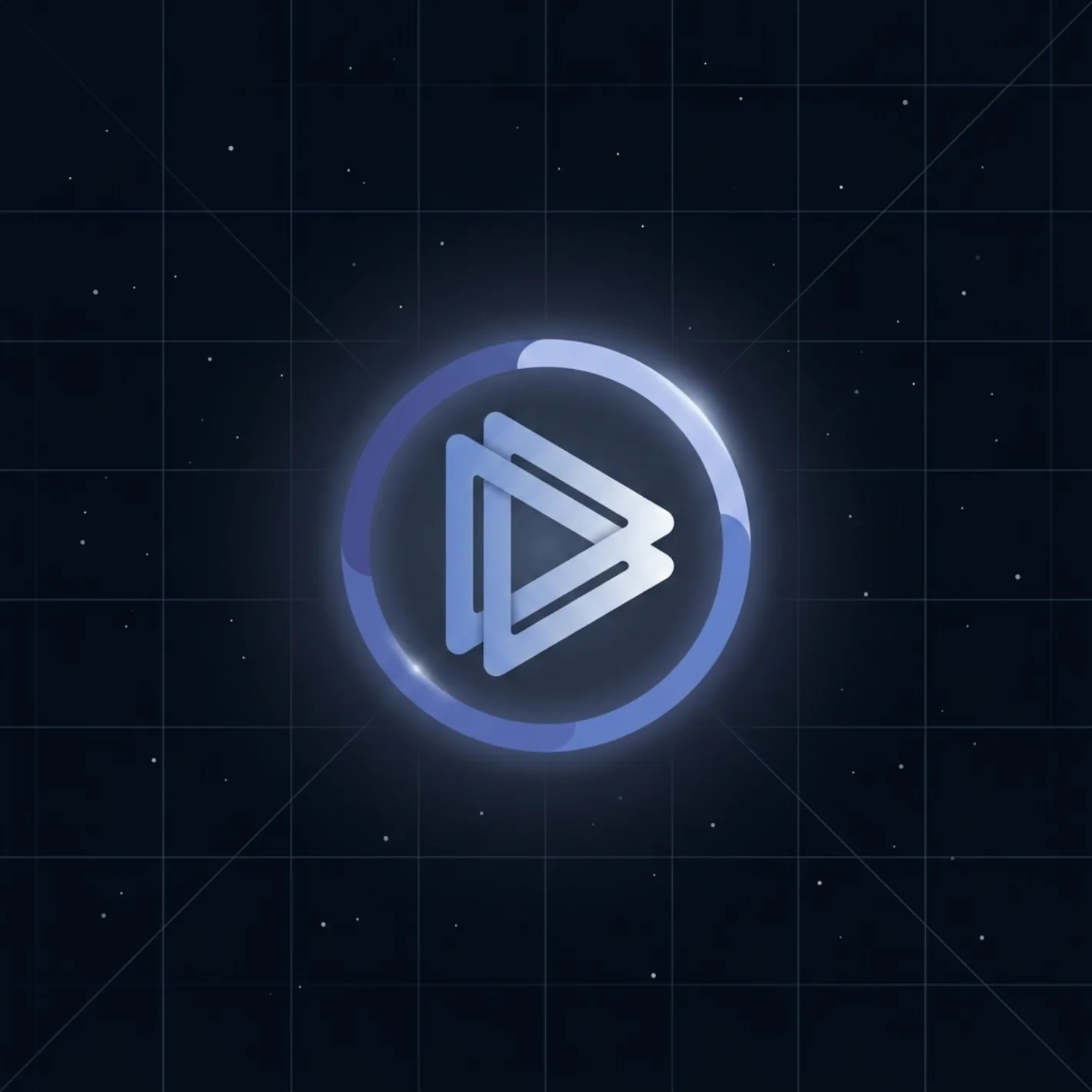 SEELECT logo: a stylized play/forward glyph inside a blue gradient ring